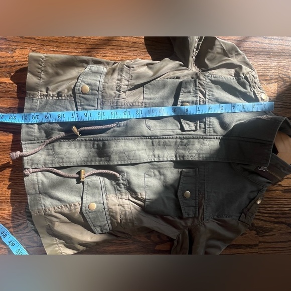 American Rag Bella twilight barn jacket Utility Jacket Olive Green Casual Sz. XS - Picture 8 of 9